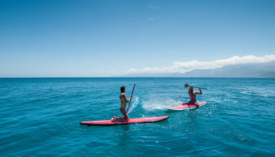 Paddle Surfing Knossos Royal 5-star Knossos Royal Beach Resort in Crete | Book Hotel rooms online